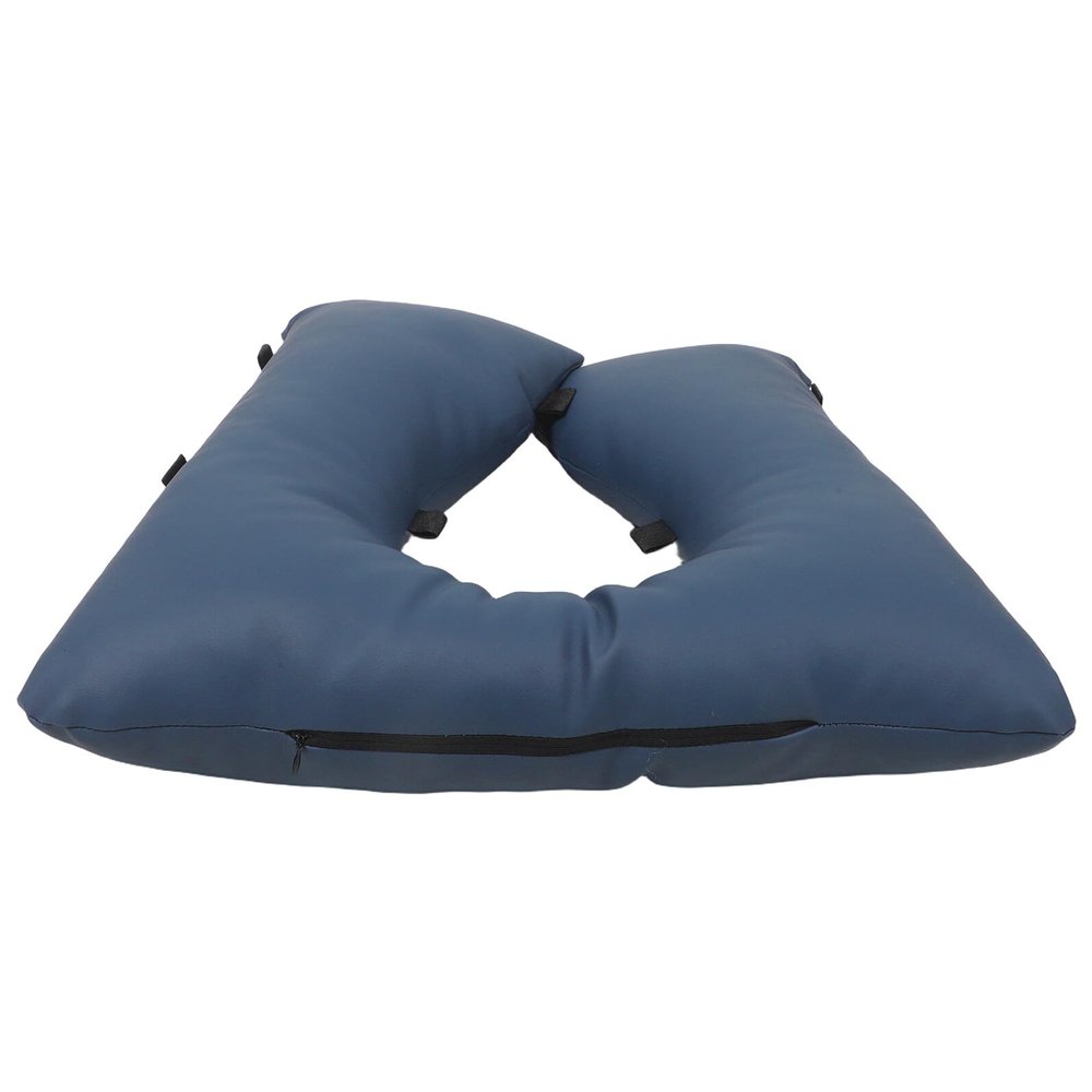 SKISUNO Portable Comfort Cushion Toilet Seat for Adults and Pregnant Users with Universal Fit, Cold Barrier Protection, Sponge and Pu Material, Elongated Shape Suitable for Household