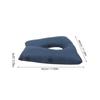 SKISUNO Portable Comfort Cushion Toilet Seat for Adults and Pregnant Users with Universal Fit, Cold Barrier Protection, Sponge and Pu Material, Elongated Shape Suitable for Household view 2