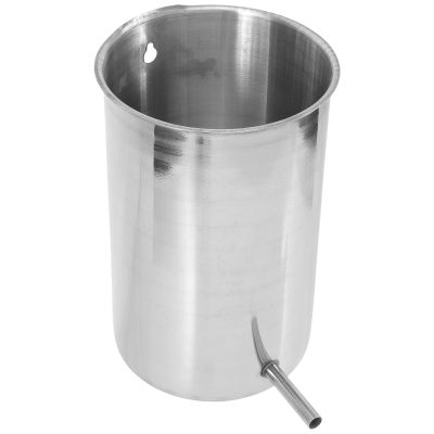 HOODANCOS 1000ml Stainless Steel Bucket with Hanging Hook, Easy to Clean and Hold, Portable Home Health Supply Suitable for Personal Cleansing and Detox