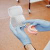 BESTOMZ Lightweight Pp Denture Case with Safety Locking Closure, Compact and Beautiful Retainer Holder Box for Outdoor Use, Convenient Storage for Soaking and Cleaning Dentures view 4