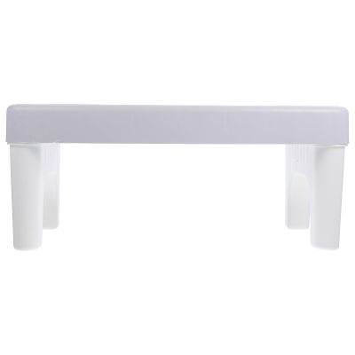 DINHEAROM Step Stool Made of Sturdy Pp Material Non-Slip Toilet for Adults with Simple Stylish Design Multi-Functional Compact Bathroom Stool for Toilets and Other Places for Comfortable