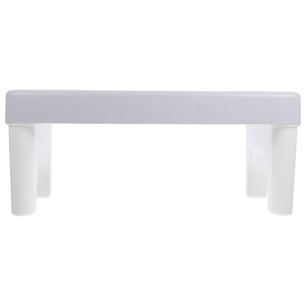 DINHEAROM Step Stool Made of Sturdy Pp Material Non-Slip Toilet for Adults with Simple Stylish Design Multi-Functional Compact Bathroom Stool for Toilets and Other Places for Comfortable