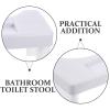 DINHEAROM Step Stool Made of Sturdy Pp Material Non-Slip Toilet for Adults with Simple Stylish Design Multi-Functional Compact Bathroom Stool for Toilets and Other Places for Comfortable view 3