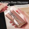 Automatic Portable Floss Dispenser,Travel Floss Container & Flosses Pick Holder,Portable Refillable Dental Flosses Pick Dispenser Storage Case,Automatic Floss-Picks Organizer for Purse,Pocket view 3