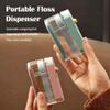 Automatic Portable Floss Dispenser,Travel Floss Container & Flosses Pick Holder,Portable Refillable Dental Flosses Pick Dispenser Storage Case,Automatic Floss-Picks Organizer for Purse,Pocket view 4
