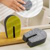 2026 New U Shaped Double Sided Sponge Scrubber, Reusable Dishwashing Sponges, Groove Design, Multi-Purpose Cleaning Sponge for Kitchen Dishes, Cups, Pots and Pans (2PCS) view 4