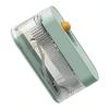 Automatic Portable Floss Pick Dispenser Floss Picks with Hygienic Sealed Design Floss Case Portable Refillable Holder for Travel Home Hotel Dinner view 1