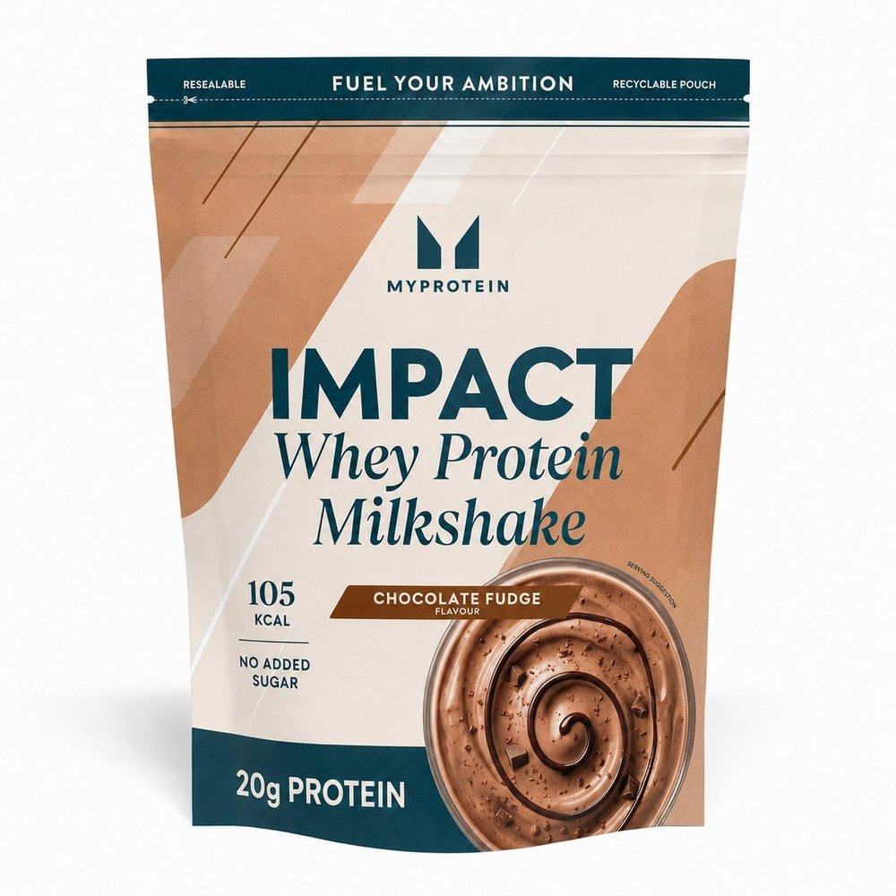 Myprotein Impact Whey Protein Milkshake - Chocolate Fudge | 30 Servings | Creamy Dessert-Style Gym Shake | 20g+ Protein Per Serving | Rich, Smooth & Indulgent Taste | Low Fat & Easy Mixing