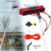 16m Water-Fed Window Cleaning Bar with 55cm Brush & Soap Dispenser, Aluminum Tool for, Solar Panels, Greenhouses, Roofs & Cars - Ultimate Cleaning Solut view 1