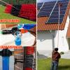 16m Water-Fed Window Cleaning Bar with 55cm Brush & Soap Dispenser, Aluminum Tool for, Solar Panels, Greenhouses, Roofs & Cars - Ultimate Cleaning Solut view 4