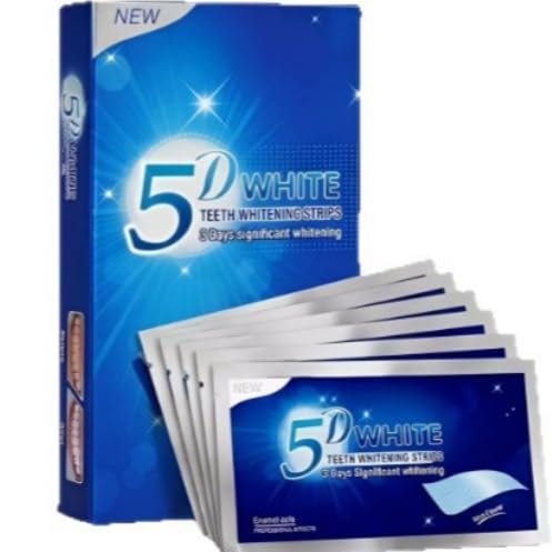 Teeth Cleaning Strips, Gentle Stain Removal, Brightens Teeth, Hypoallergenic Formula, Home Use, No Instruments Required, Fresh Mint Flavor, 14 Strips