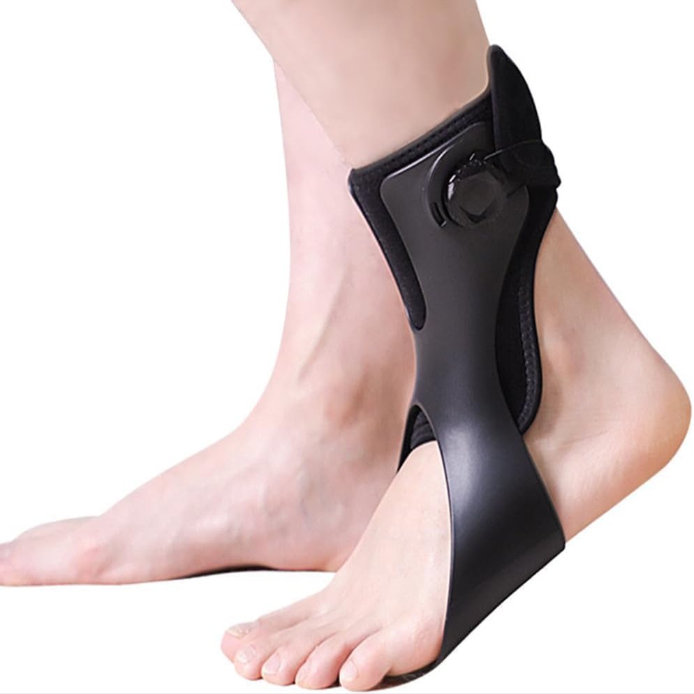 Adjustable AFO Ankle Brace Splint Support for Drop Foot, Gait Assist, Ankle Instability, Limb Spasticity