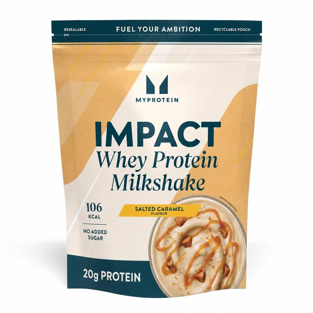 Myprotein Impact Whey Protein Milkshake - Salted Caramel | 15 Servings | Creamy Dessert-Style Gym Shake | 20g+ Protein Per Serving | Rich, Smooth & Indulgent Taste | Low Fat & Easy Mixing