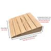 Portable Solid Wood Curb Ramps - Non-Slip Threshold Ramps for Wheelchair Accessibility, Ideal for Garage, Patio Doors, Loading Docks, Durable Design view 3