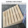 Portable Solid Wood Curb Ramps - Non-Slip Threshold Ramps for Wheelchair Accessibility, Ideal for Garage, Patio Doors, Loading Docks, Durable Design view 4