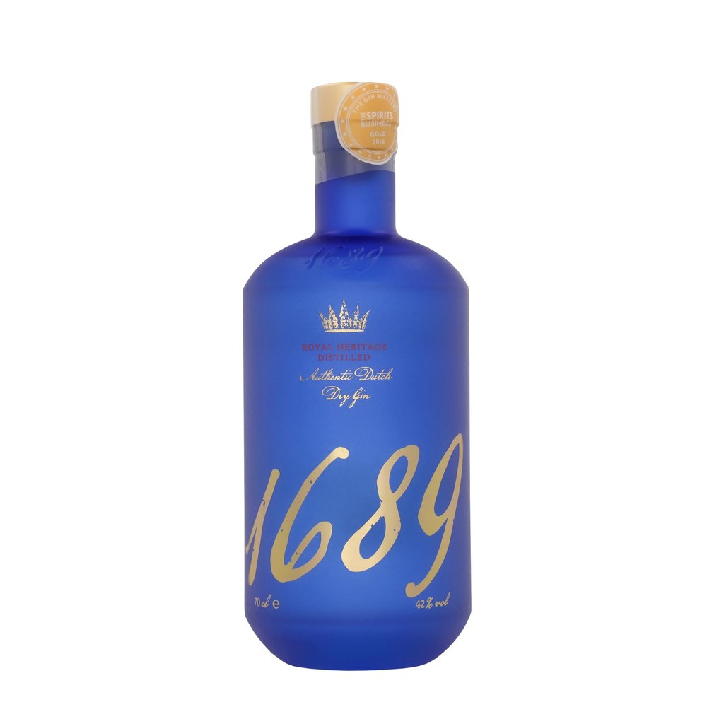 1689 Dutch Dry |Dry Gin | - Smooth & Rounded Finish with Unique Flavour-Classic London Dry | 50cl Bottle | Smooth Taste - Premium Traditional for Exceptional Lovers
