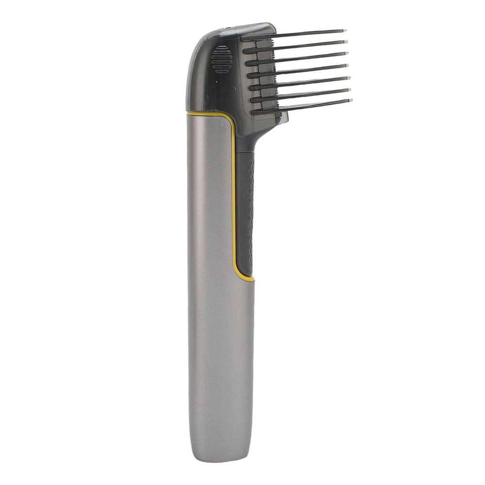 Brrnoo Body Hair Trimmer for Men with Extendable Arm Showerproof Body Groomer and Shaver Multifunctional Device for Precise Grooming of Beard Back Shoulders Chest Abdomen Legs IPX6 USB (USB)