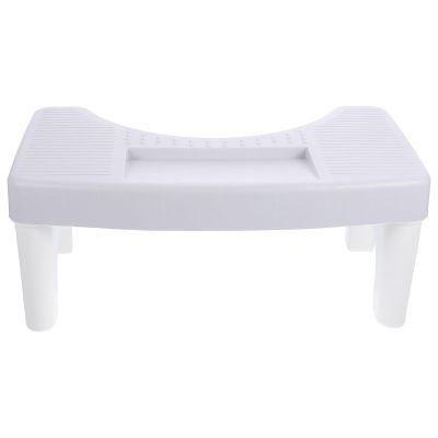 Pp Bathroom Toilet Stool with Step, Non Slip Squatting Aid for Adults
