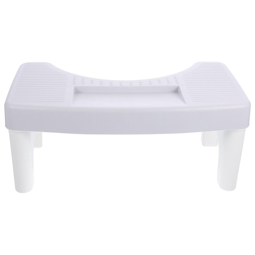 Pp Bathroom Toilet Stool with Step, Non Slip Squatting Aid for Adults