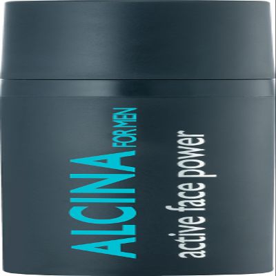 ALCINA for men Active Face Power - 1 x 50 ml - Revitalising Face Fluid for Men - Moisturises and Soothes After Shaving - Absorbs Quickly - Does Not Grease - With Allantoin & Panthenol