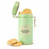 Cartwright & Butler Pistachio Shortbread Rounds in Clip-Lid Gift Tin, 150g, Buttery British Shortbread with Pistachio and Demerara Sugar, for Birthdays, Christmas, Thank You and Afternoon Tea view 1