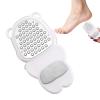 Lightweight Callus Remover, Rustproof Foot Scraper, 5.90 Inches Stainless Steel with Grip, Sturdy Abs Framework, Portable Grooming Tool with Fun Style, Heel Care for Home & Shower view 1