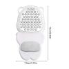 Lightweight Callus Remover, Rustproof Foot Scraper, 5.90 Inches Stainless Steel with Grip, Sturdy Abs Framework, Portable Grooming Tool with Fun Style, Heel Care for Home & Shower view 2