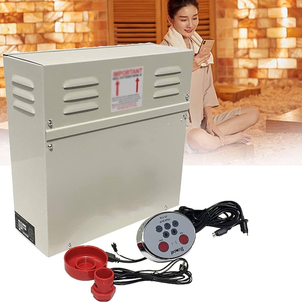 Electric Steam Generator for Home Shower Sauna, 15KW 380V Steam Bath Spa Generator Kit