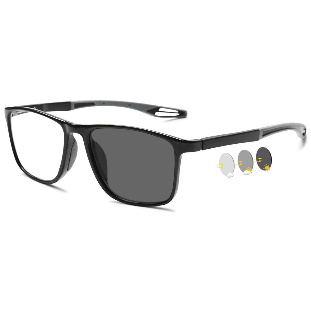 VEVESMUNDO Photochromic Reading Glasses TR90 Lightweight Unbreakable Sun Readers Sunglasses with reading lenses