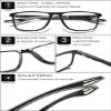 VEVESMUNDO Photochromic Reading Glasses TR90 Lightweight Unbreakable Sun Readers Sunglasses with reading lenses view 4