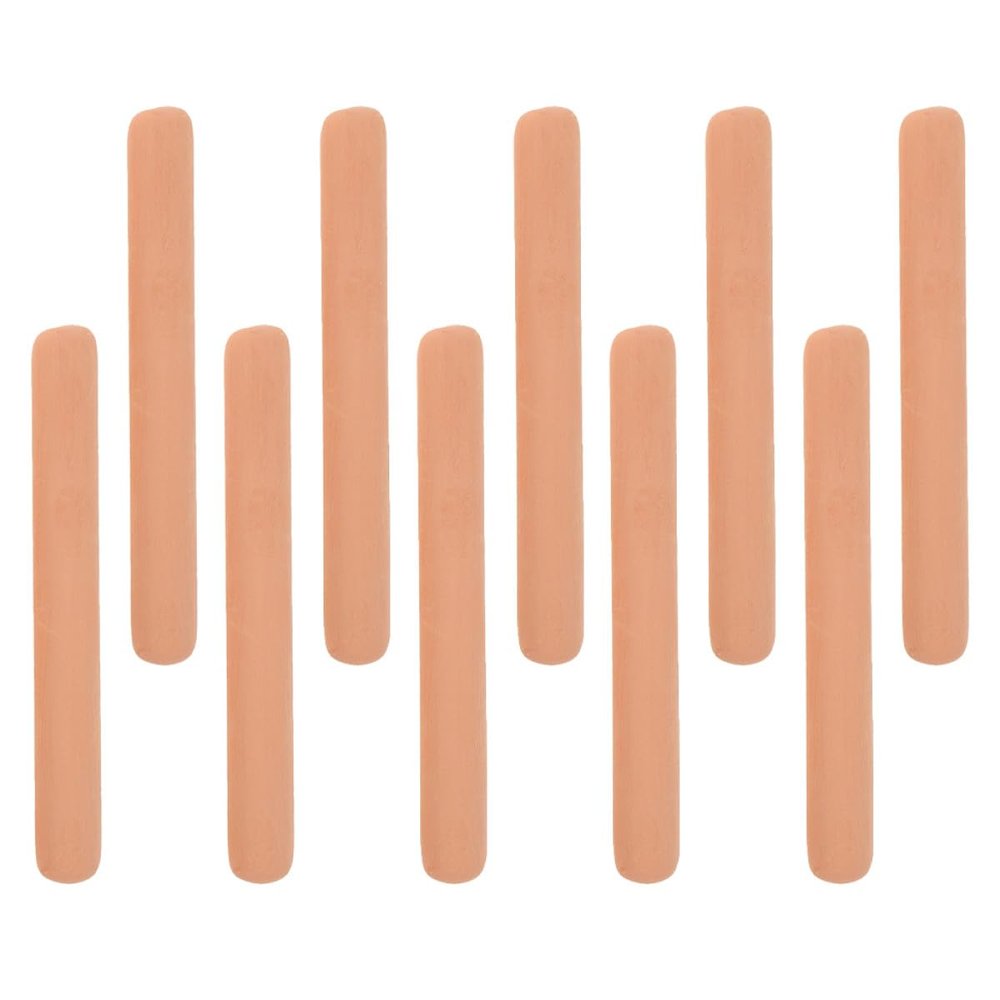 PHENOFICE Reusable Moisture Absorber 10pcs Terracotta Softening Sticks with Compact Design to Keep Sugar Soft and Prevent for Food Storage Containers for Jars and Airtight Boxes