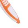 FreshCart Basics Denture Toothbrush Safe Plaque Removal Dual Head Cleaning Tool for Partial Dentures Half Complete Dentures Orange view 2