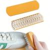 4Pcs Suede Leather Shoe Brush Set - Raw Rubber & Deerskin Cleaning Brushes for Suede and Snow Boots view 2