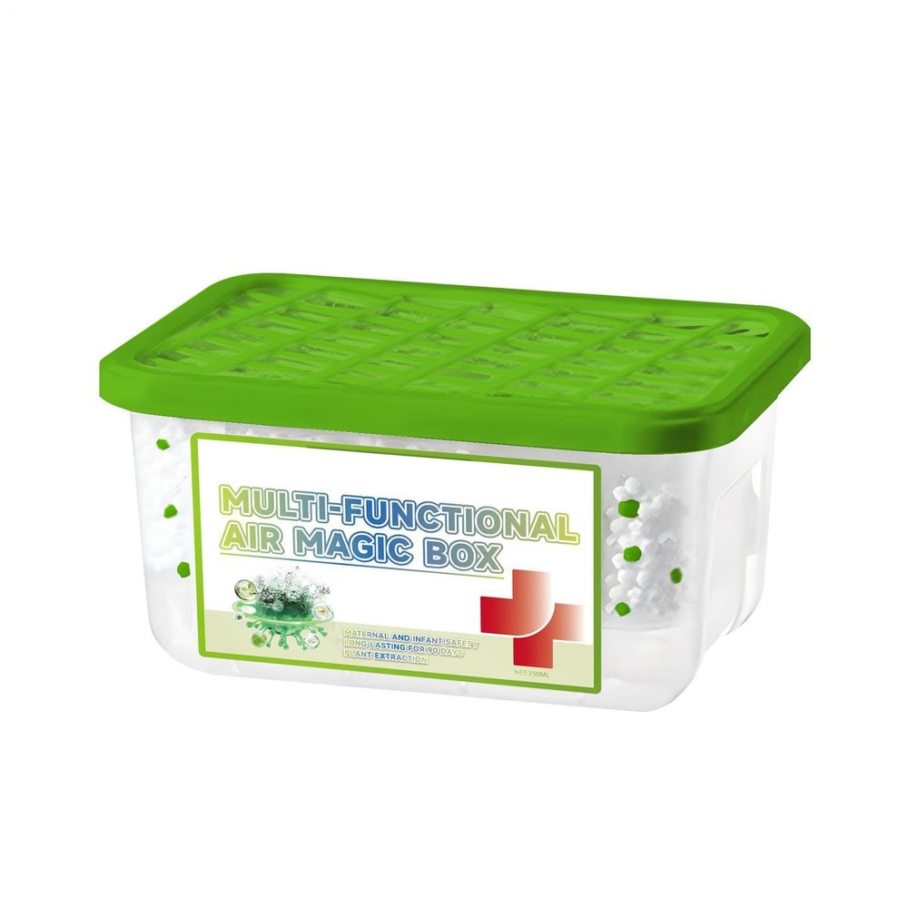 Moisture Eliminator - Damp Absorb Pack, Humidity Trap Box, Odor Neutralizing Container System, Long Term Air Dry Moisture Control Unit For Closet Cabinet Bedroom Living Room Study Office Home
