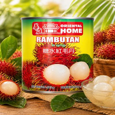 FAKHRI ORIENTAL HOME Premium Rambutan in Syrup 565g Exotic Tropical Delight