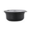 Auratrove Reusable Coffee Capsule Pod for for Bosch Tassimo, 12g Capacity with 60ml and 180ml Lids, Grey Plastic Refillable Cup with Spoon and Brush view 4