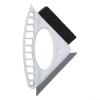 2Pcs Cleaning Brushes for Windows and Doors with Triangular Head, Designed for Precise Cleaning of Difficult For Narrow Spaces view 1