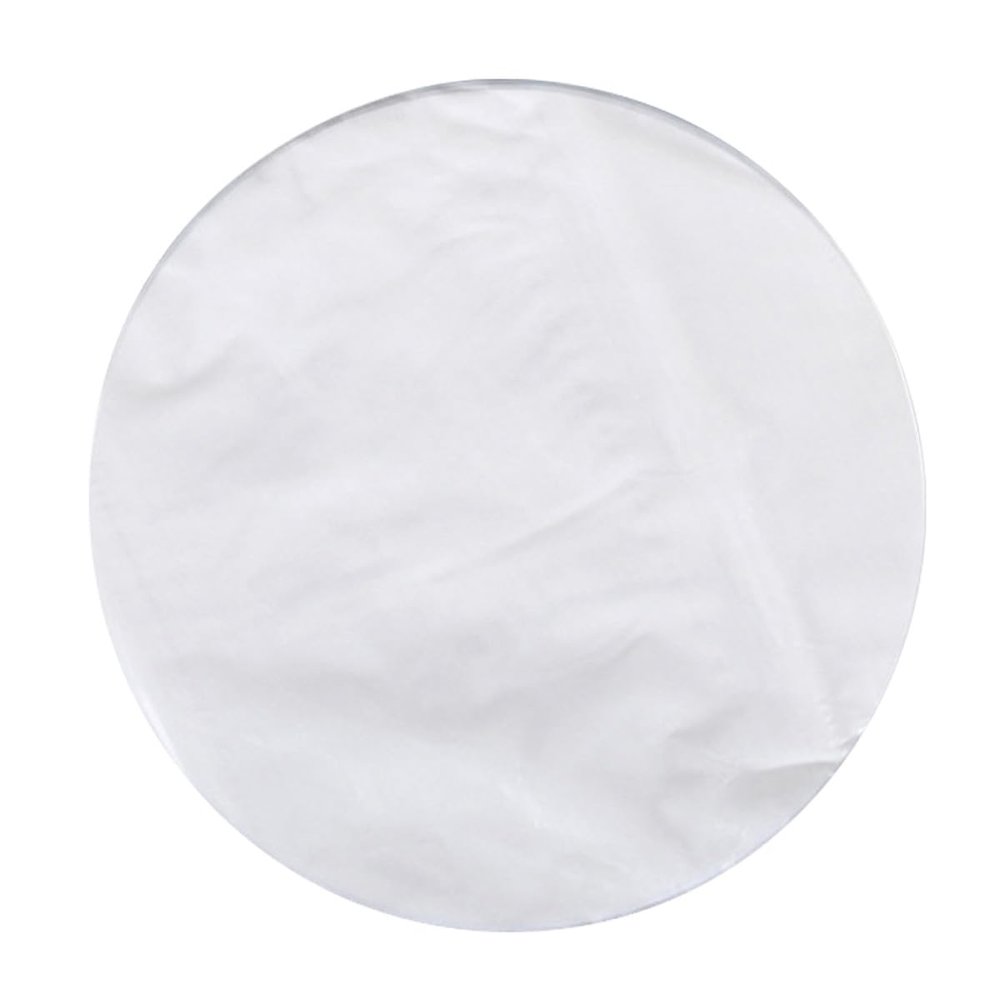 Angoily Baking Paper Lightweight Wood Pulp Material Non-Stick Round Double-Sided 50 Sheets Silicone Oil Paper 28cm White for Home and Shops Barbecue and Oven Use