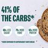 ROBERT ANDREW 4-Pack Low-Carb Sourdough Wholegrain Bread, 5.6g Carbs 7g Protein 88 Kcal, Sliced Half Bloomer, High Protein & Fibre, Freshly Baked, Freezer Friendly, 4x 400g view 3