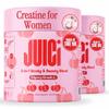 JUICi Creatine for Women with Collagen & BCAA, 30 Servings, Cherry, 2 Pack view 1