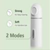 Rugoes Portable Electric Bidet USB Rechargeable Handheld Bidet with Attachable Water Bottle, Adjustable Nozzle, Personal Hygiene for Travel & Home White view 3