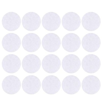 ABOOFAN Filter Replacement Pads, White 100pcs 2 Packs Cotton Acid and Alkali Resistant for Good Ventilation Facial Vacuum Suitable for Domestic and Beauty Salon Use