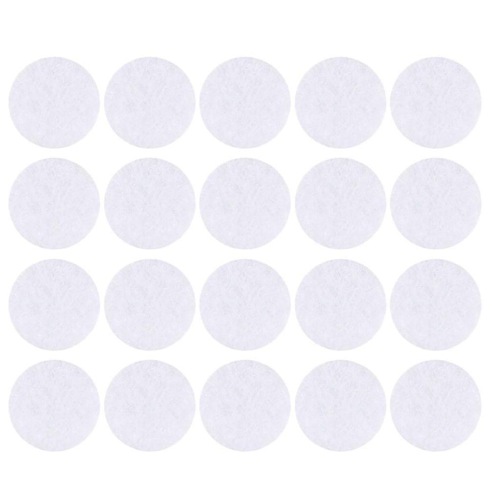 ABOOFAN Filter Replacement Pads, White 100pcs 2 Packs Cotton Acid and Alkali Resistant for Good Ventilation Facial Vacuum Suitable for Domestic and Beauty Salon Use