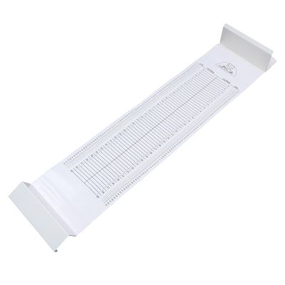 FOYTOKI Height Ruler Measuring Mat for Infants, Skin Friendly and Washable, Made of Abs + PVC with Fixed Piece and Sliding Foot Positioner, for Home and