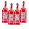 British Raspberry Lemonade Sparkling Drink Bottle 4 x 330ml - Best served chilled - Sparkling Raspberry Drink view 3