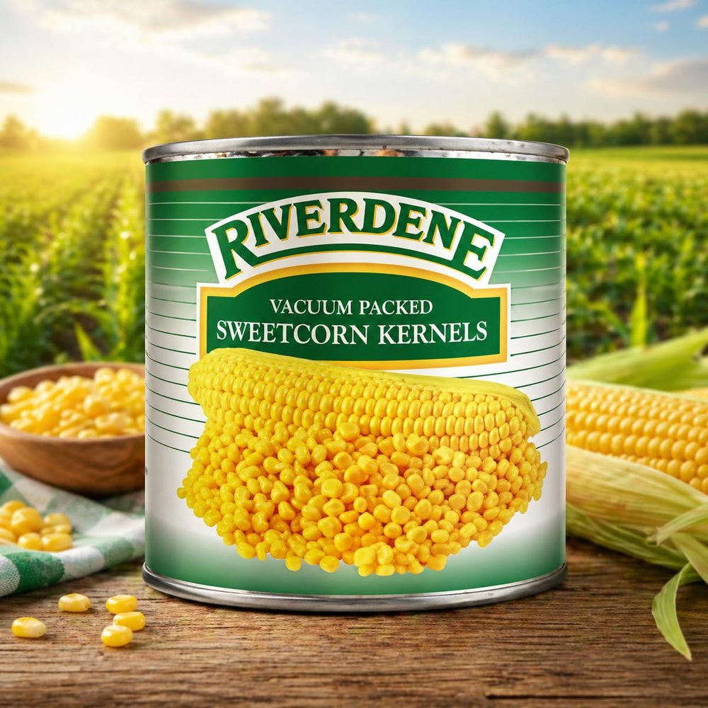 FAKHRI RIVERDENE Golden Sweet Corn Kernels 340g Fresh Taste in Every Bite