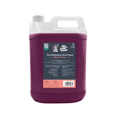 Mr Cool It Pink Bubblegum Slush Syrup 5L
