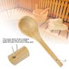 AMONIDA Sauna Single Spoon, Wooden Handle Water Dipper Spoon with Smooth for Sauna Room, Spa, Home and Restaurant view 4