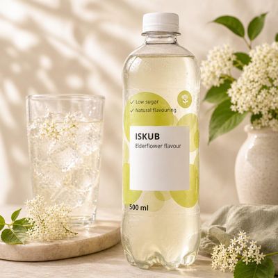 Fakhri Carbonated Soft Drink Elderflower Flavour 500ml Perfect Gifting Summers Refreshing Beverage