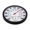 Large Outdoor Thermometer and Hygrometer, 10 Inch Wall Hanging for Garden Patio Greenhouse, Accurate -20 to 120F Range, White Plastic Weather Monitor with For view 1